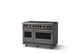 Viking® 7 Series 48" Damascus Gray Pro Style Liquid Propane Gas Range-2