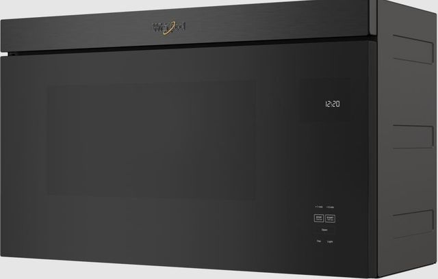Whirlpool 30" 1.1 Cu. Ft. Fingerprint Resistant Black Stainless Steel Over the Range Microwave-1