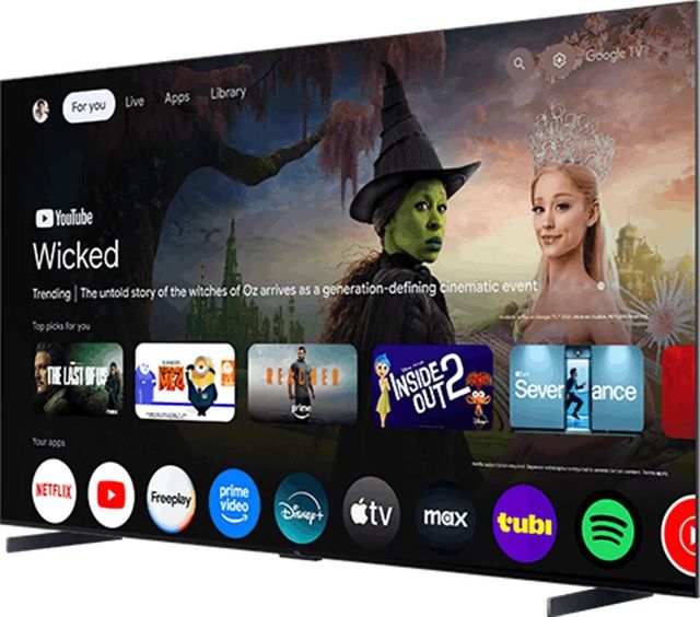TCL 55" QM7L Series Black SQD-Mini LED 4K UHD HDR Smart TV with Google TV-4