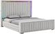 Global Furniture USA Elias Gray Queen Upholstered Panel Bed with Immersive Sound-0