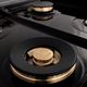 ZLINE Autograph Edition Classic 48" Satin Stainless Steel Gas Rangetop with 8 Burners, Porcelain Cooktop and Matte Black Accents-3
