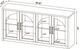 Coaster® Riva Black Sideboard-2