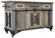 International Furniture Direct Loft Brown Brown/Gray Kitchen Island-0