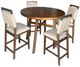 Crown Mark Blanche Beige/Brown Counter Chair-1