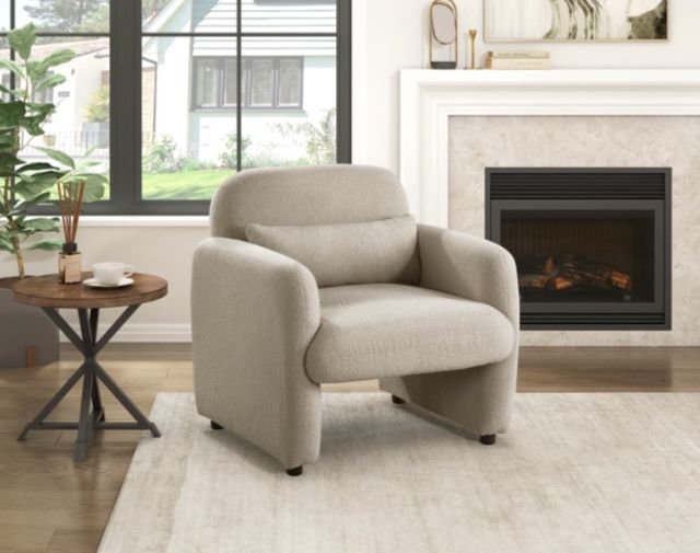 Homelegance® Bonham Taupe Accent Chair-1