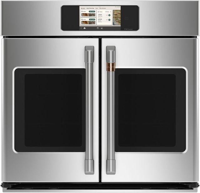 Café™ Professional Series 30” Stainless Steel Smart Single Electric Wall Oven with French Doors-0