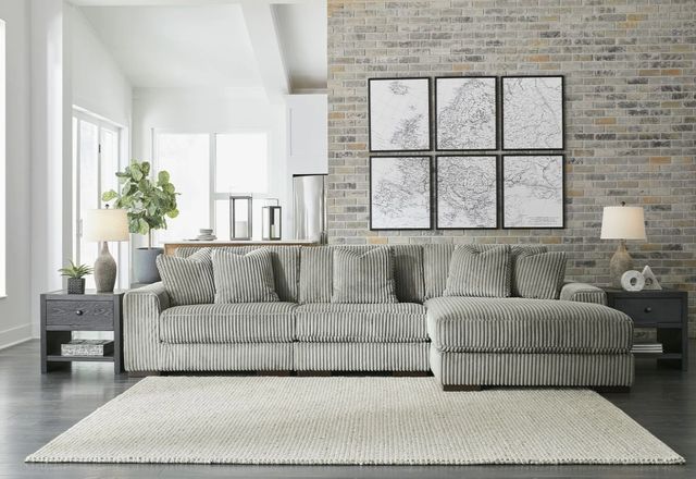 Signature Design by Ashley® Lindyn 3-Piece Fog Right-Arm Facing Sectional and Chaise-1