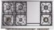 Ilve® Nostalgie II Series 48" Antique White Pro Style Dual Fuel Range-2