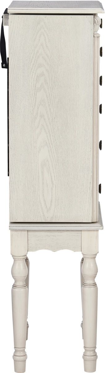 Powell® Ollie Creamy White  Jewelry Armoire-1