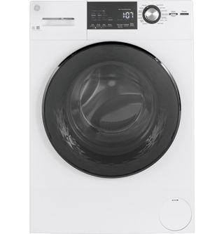 GE® 2.4 Cu. Ft. White Front Load Washer with Steam