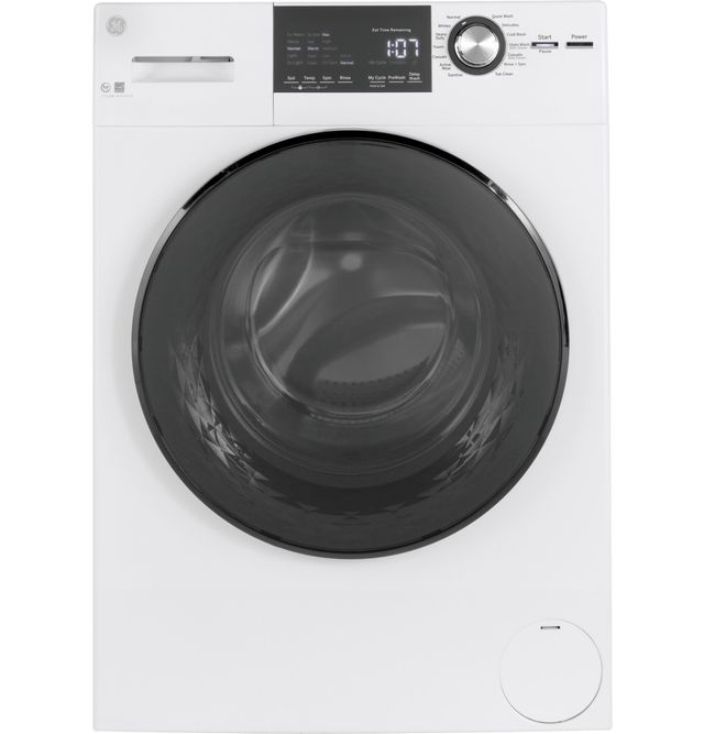 GE® 2.4 Cu. Ft. White Front Load Washer with Steam-0