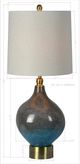 Forty West Gemma Blue Table Lamp-1