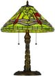 Cal® Lighting & Accessories Tiffany Antique Brass Table Lamp-1