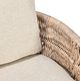Classic Home Collins Natural/Sand Olefin/Synthetic Rope Outdoor Accent Chair-4
