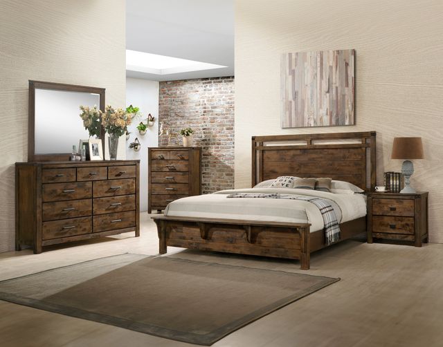 Crown Mark Curtis Brown Dresser-1