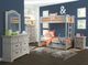 American Woodcrafters 7820 Stonebrook Antique Gray Twin/Twin Bunkbed with Trundle-1