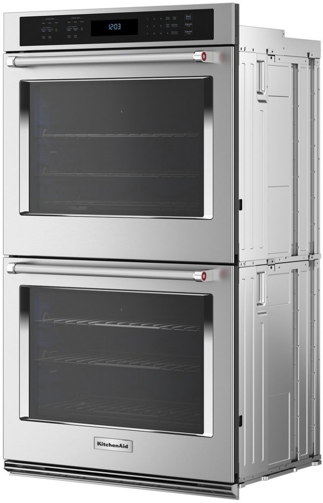KitchenAid® 27" Stainless Steel Double Electric Wall Oven-3