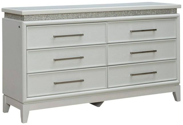 Liberty Furniture Reflections Pearl White Dresser-0