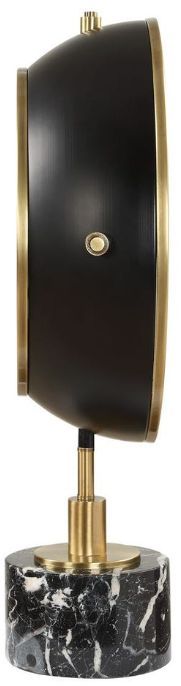 Uttermost® Velar Brushed Brass Modern Table Clock-3