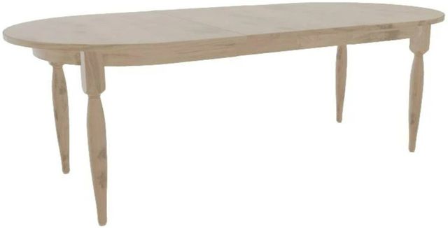 Mavin Customizable 42" x 66" Oval Extendable Dining Table with 2 Leaves-0