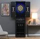 Elements International Hurricanes Black Dartboard Cabinet-1