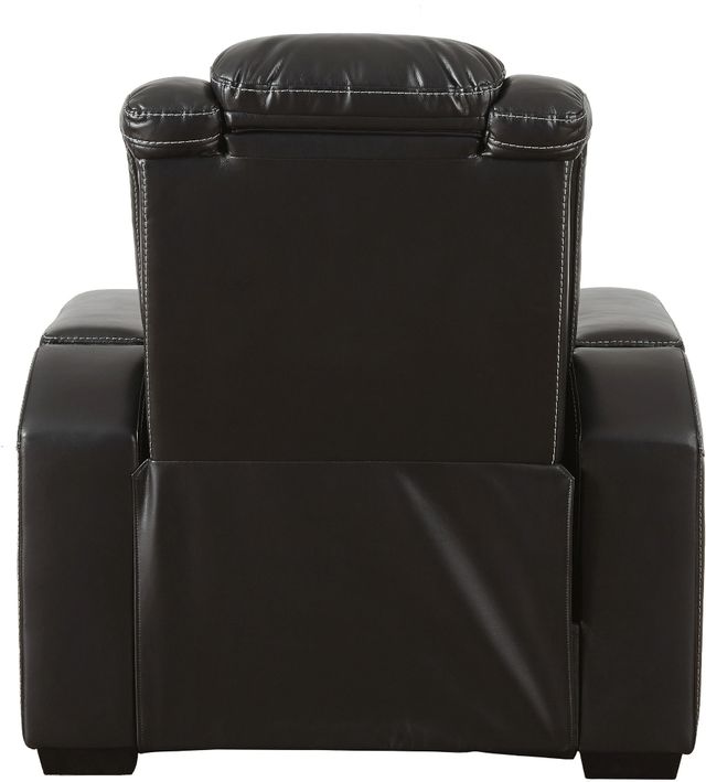 Signature Design by Ashley® Party Time Midnight Power Recliner with Adjustable Headrest-3