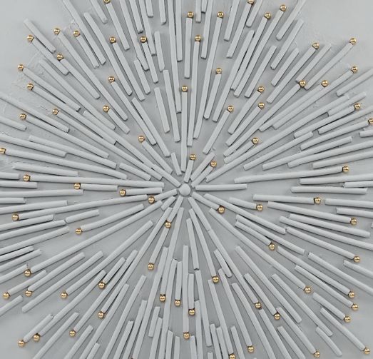 Classy Living Timeless White Starburst Wall Art-1