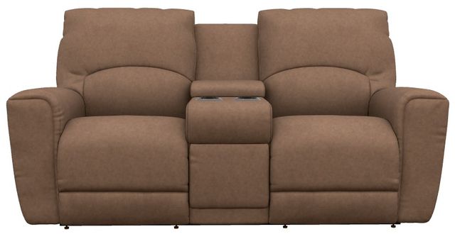 La-Z-Boy®  Cassian Tawny Power Reclining Loveseat with Console, Headrest, and Lumbar-1