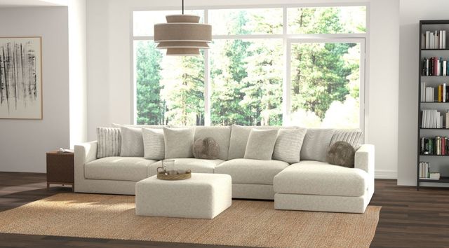 Jackson Furniture Ritzy 5-Piece Bone Right-Arm Facing Sectional with Ottoman-1