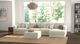 Jackson Furniture Ritzy 5-Piece Bone Right-Arm Facing Sectional with Ottoman-1
