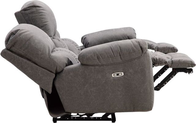 Signature Design by Ashley® Hadrian Pike Galaxy Power Reclining Sofa with Adjustable Headrest -1