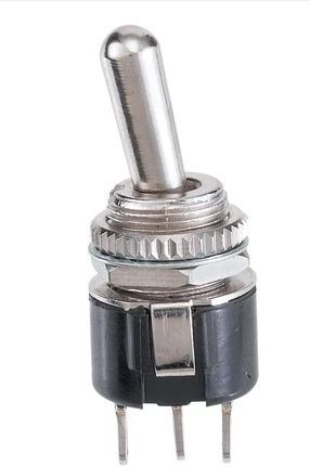 RadioShack Toggle Switch Rated at 5 Amp, 125 VAC, 3A at 250 VAC-0