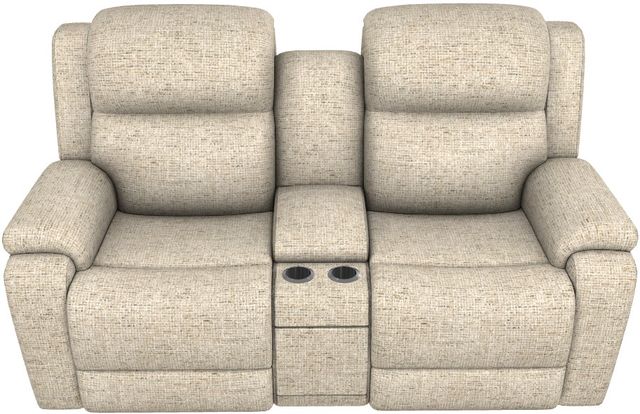 La-Z-Boy® Dorian Hickory Power Reclining Loveseat with Console and Headrest-4
