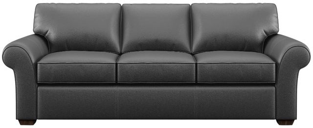 Flexsteel® Customizable Vail Leather Three-Cushion Sofa-2