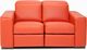 Jaymar Star Parallele 33 Madras Mandarin Gr. 20 Loveseat-3
