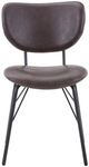 Jofran Inc. Owen Dark Brown Upholstered Dining Side Chair-2
