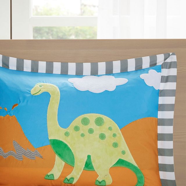 Olliix by Mi Zone Kids Dinosaur Dreams Multi Twin Comforter Set-3