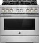 JennAir® RISE™ 36" Stainless Steel Pro Style Natural Gas Range-0
