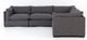 Magnolia Home by Joanna Gaines Monroe 5-Piece Bennett Charcoal Sectional-1