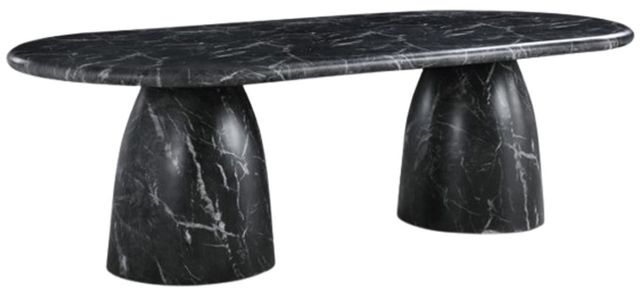 Meridian Furniture Cosenza Black 96" Indoor/Outdoor Concrete Dining Table-0