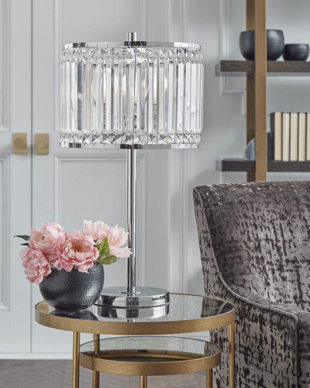 Signature Design by Ashley® Gracella Chrome Metal Table Lamp-4