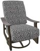 Telescope Casual St. Catherine Agra Classic/Beachwood Aluminum/Fabric Outdoor MGP Cushion Swivel Rocker with Boardwalk Rustic Arms-0