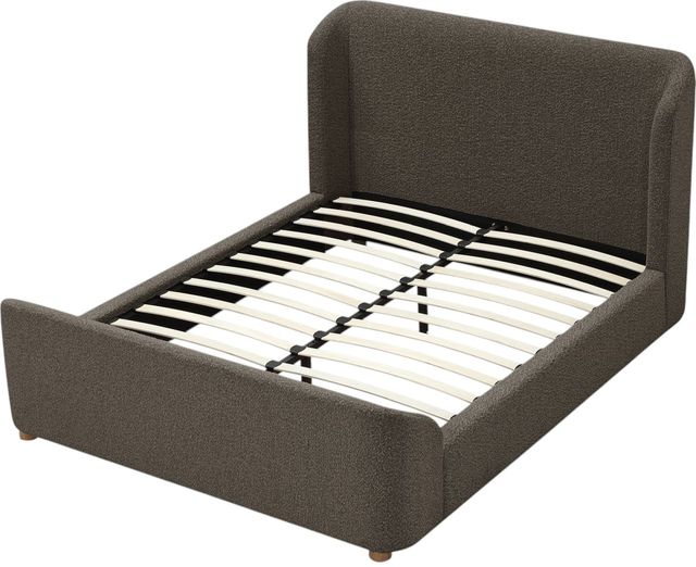 Modus Furniture Virgil Kiki Pumpernickel Full Upholstered Platform Bed-3