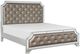 Homelegance® Avondale Gray/Silver Queen Upholstered Panel Bed-0