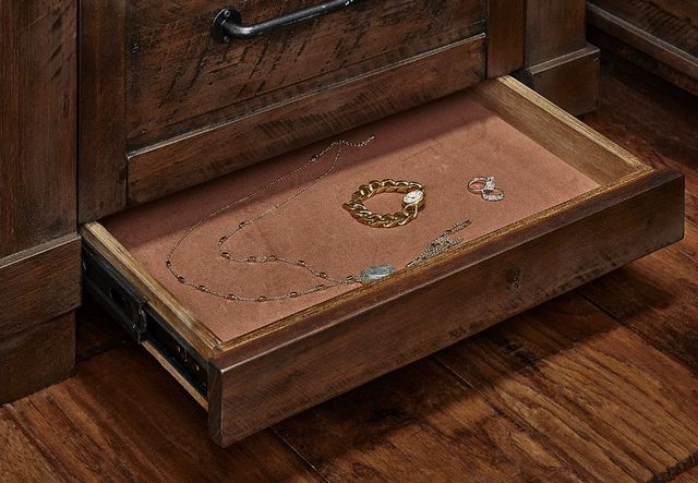 A-America® Sun Valley Rustic Timber Nightstand-1