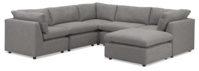 Parker Southern Indulge 6 Pieces Titus Cloud/Carolina Cherry Sectional Set-1