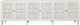 Dovetail Furniture Lugano 109" Whitewash Sideboard-1