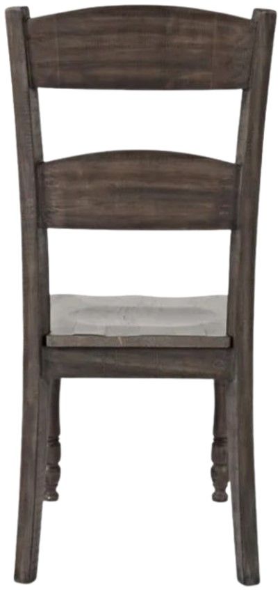 Jofran Inc. Madison County Barnwood Ladderback Dining Side Chair-3
