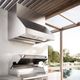 Falmec Zeus 42" Scotch Brite Stainless Steel Outdoor Range Hood-3