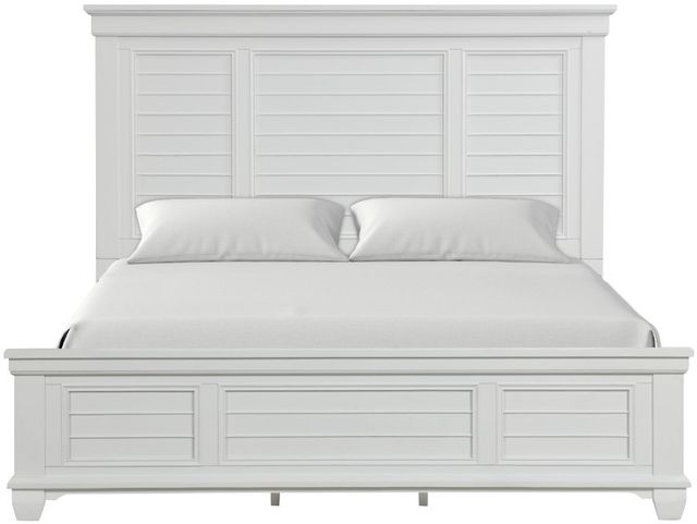 New Classic® Home Furnishings Jamestown White California King Panel Bed-2